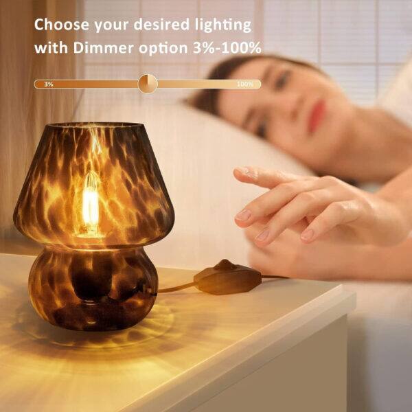 Choose your desired lighting with Dimmer option 3%-100% 3% 100%