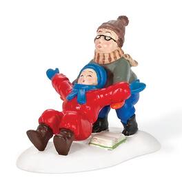 Department 56 - 2" and Blue Ralphie to the Rescue Christmas Figurine - Red
