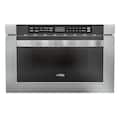 Koolmore - 24 in. Stainless-Steel Microwave Drawer, Wall-Mounted with Flat Bottom,1.2 Cu. Ft. KM-MD-1SS - Stainless Steel
