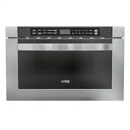 Koolmore - 24 in. Stainless-Steel Microwave Drawer, Wall-Mounted with Flat Bottom,1.2 Cu. Ft. KM-MD-1SS - Stainless Steel