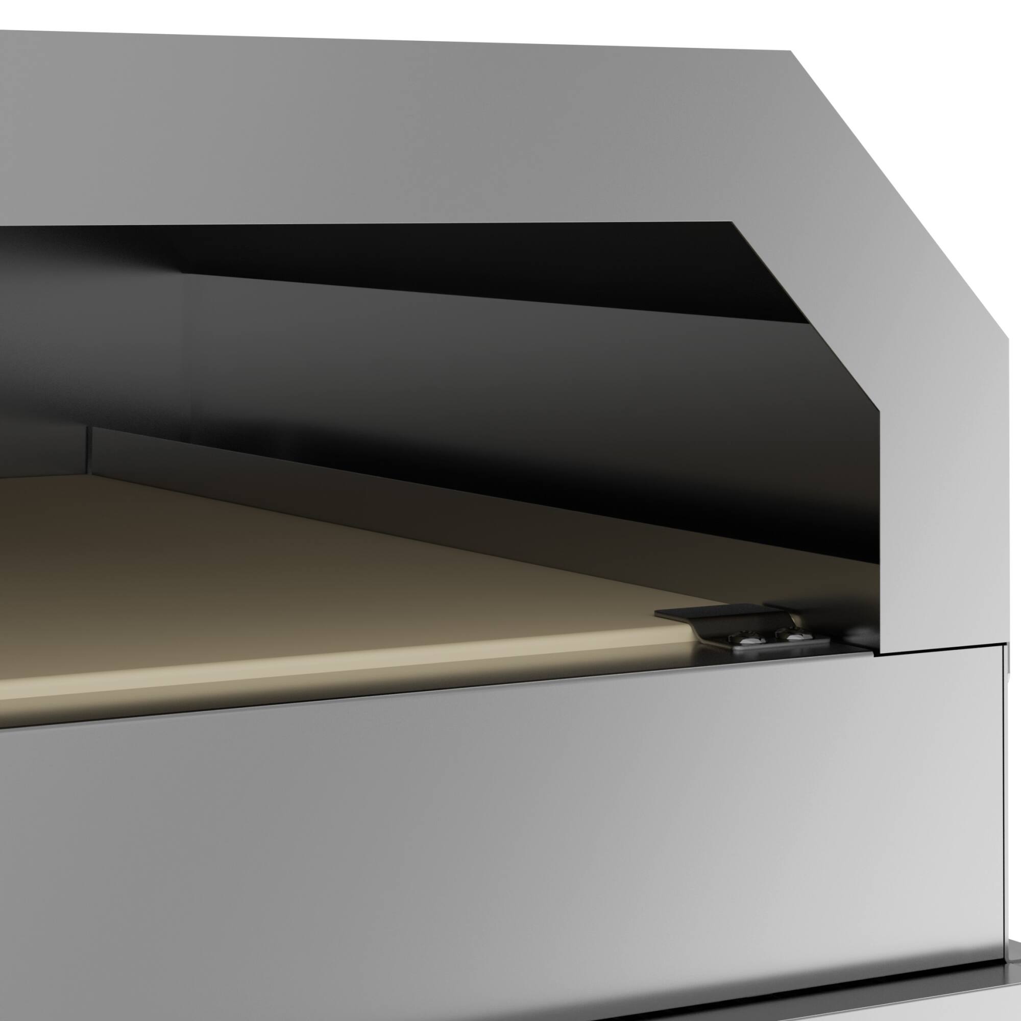 Alt View 4. Koolmore - 48 in. Commercial Outdoor Propane Gas Grill With Pizza Oven, ETL Listed in Stainless-Steel (CGKIT4-48P) - Stainless Steel.