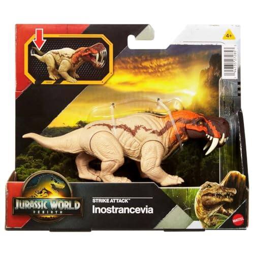 4+ 27285  
STRIKE ATTACK JURASSIC WORLD Inostrancevia REBIRTH  
MATTEL