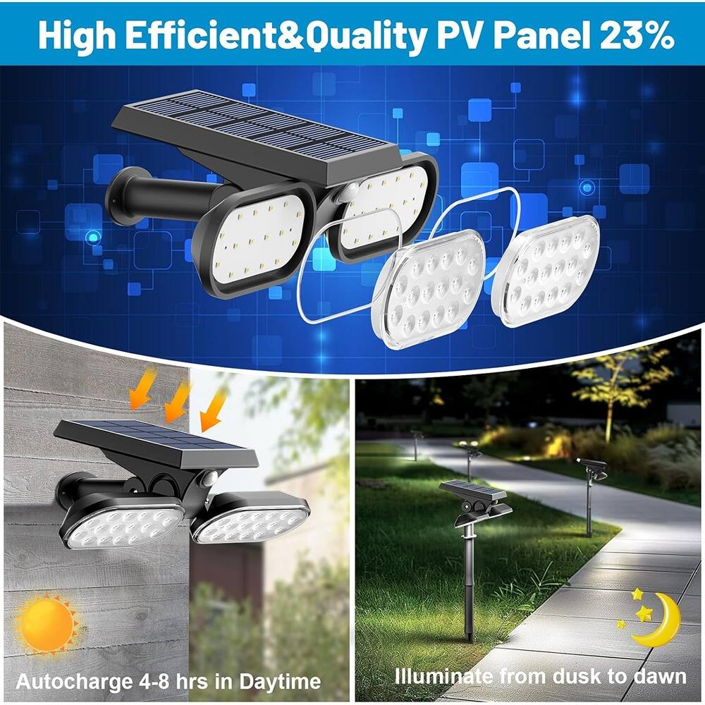 High Efficient & Quality PV Panel 23%

Autocharge 4-8 hrs in Daytime

Illuminate from dusk to dawn