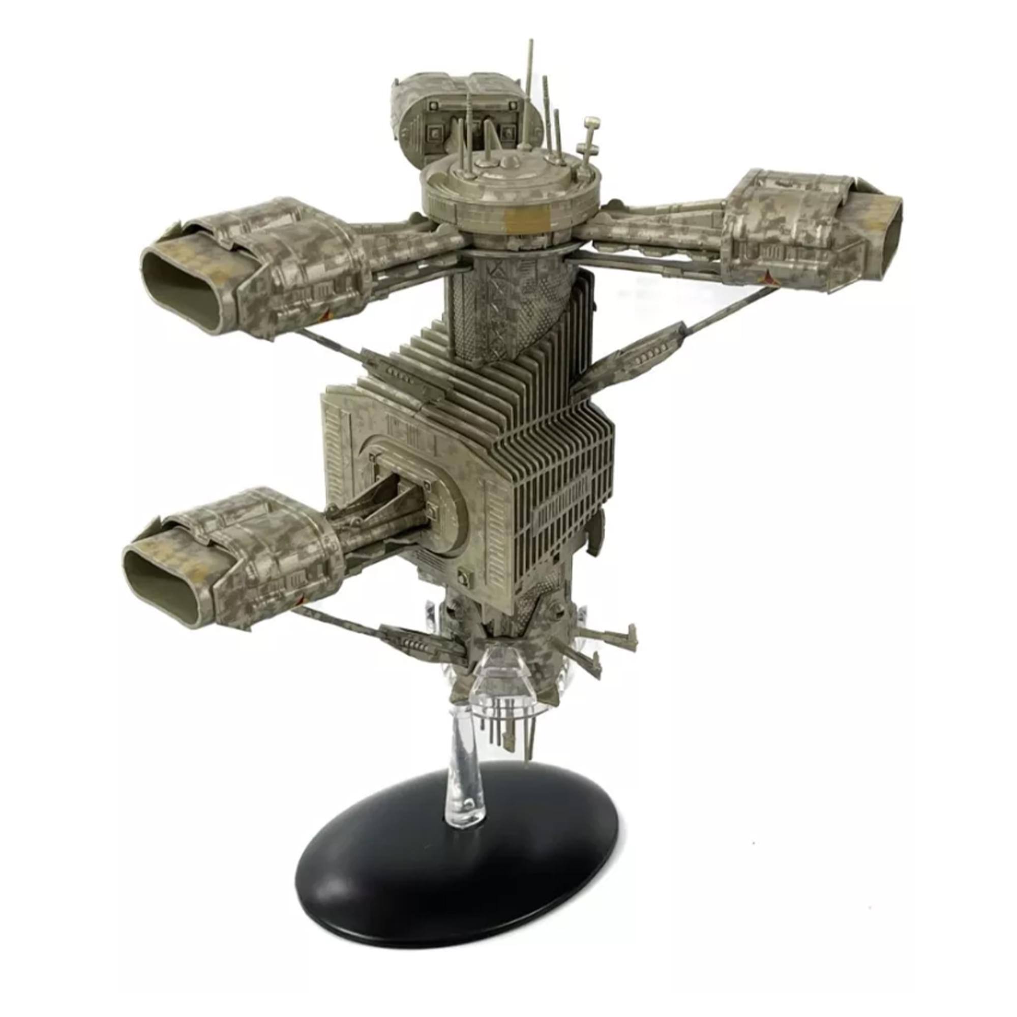 Alt View 2. Eaglemoss - Eaglemoss Star Trek Starship Replica | Gokor Orbital Facility - Silver.