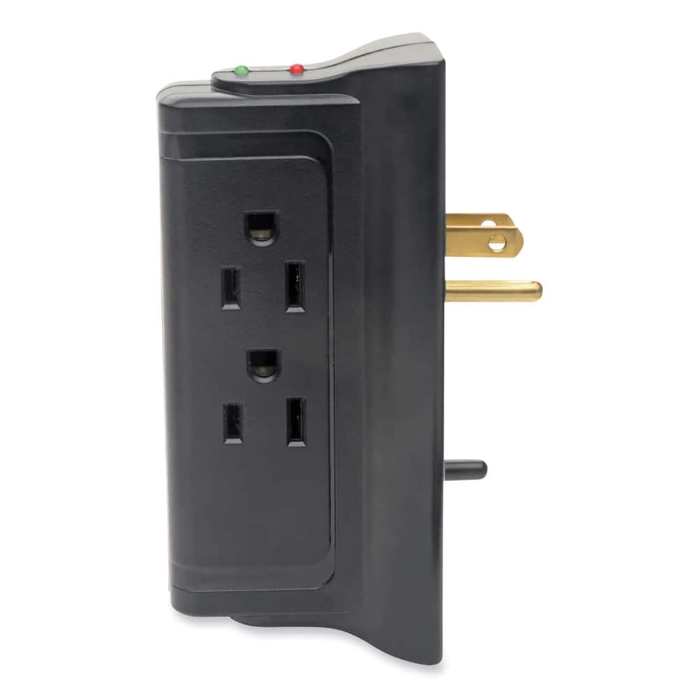 Left. Tripp Lite - Tripp Lite TLP4BK 4 AC Outlets 720 J Protect It! Surge Protector - Black - Black.