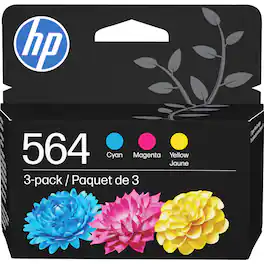 HP - 564 3-Pack Ink Cartridges - Cyan/Magenta/Yellow