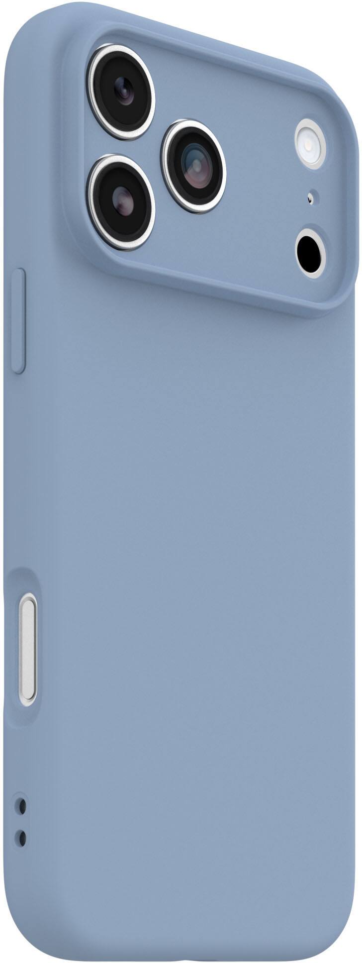 Angle. OtterBox - Figura Series Hard Shell for iPhone 17 Pro Max - Polus Blue.