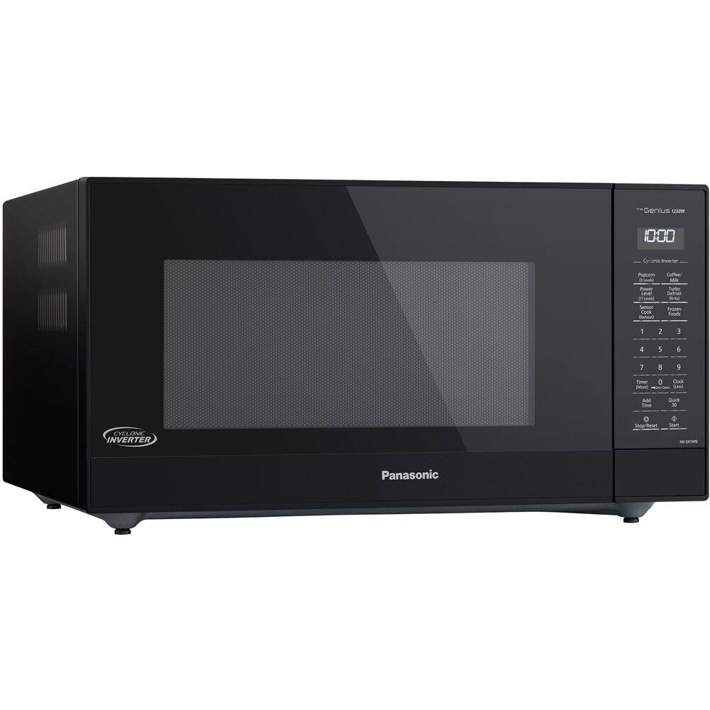 11g Genius BORST  
OH  
Cyclonic Inverter  
Popcorn 3 (Leoh)  
Coffee Milk  
Power Lave 21100  
Tube Defrod (b kg)  
Sensor Cook (Hehead)  
Prozen Foods  
1  
2  
3  
4  
5  
6  
7  
8  
5  
Timer (Nore)  
D  
Clock Les)  
Add Time  
Quick 30  
CYCLONIC INVERTER  
0 Stop/Reset Start  
Panasonic