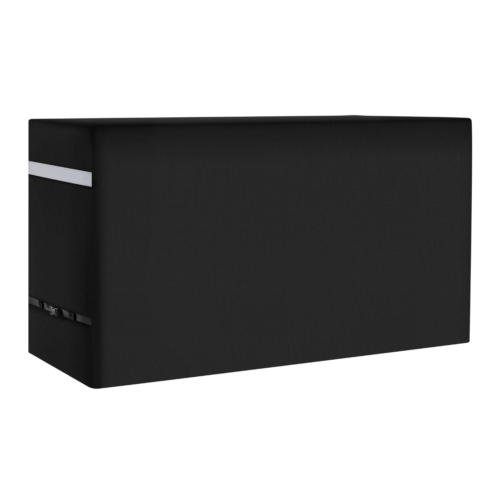 Alt View 5. VEVOR - Grill Cover, 59 inch BBQ Covers for Outdoor Grills, Fade Resistant, Weather Resistant Heavy Duty 600D Polyester - Black Fabric, White Reflective Strips.