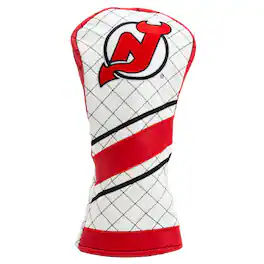 Team Golf - New Jersey Devils Striped Quilted Fairway Headcover - Multicolor
