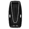 Front. Best Choice Products - Best Choice Products 35in Kids Outdoor Plastic Sport Toboggan Winter Snow Sled Board w/ Pull Rope, 2 Handles - Black - Black.