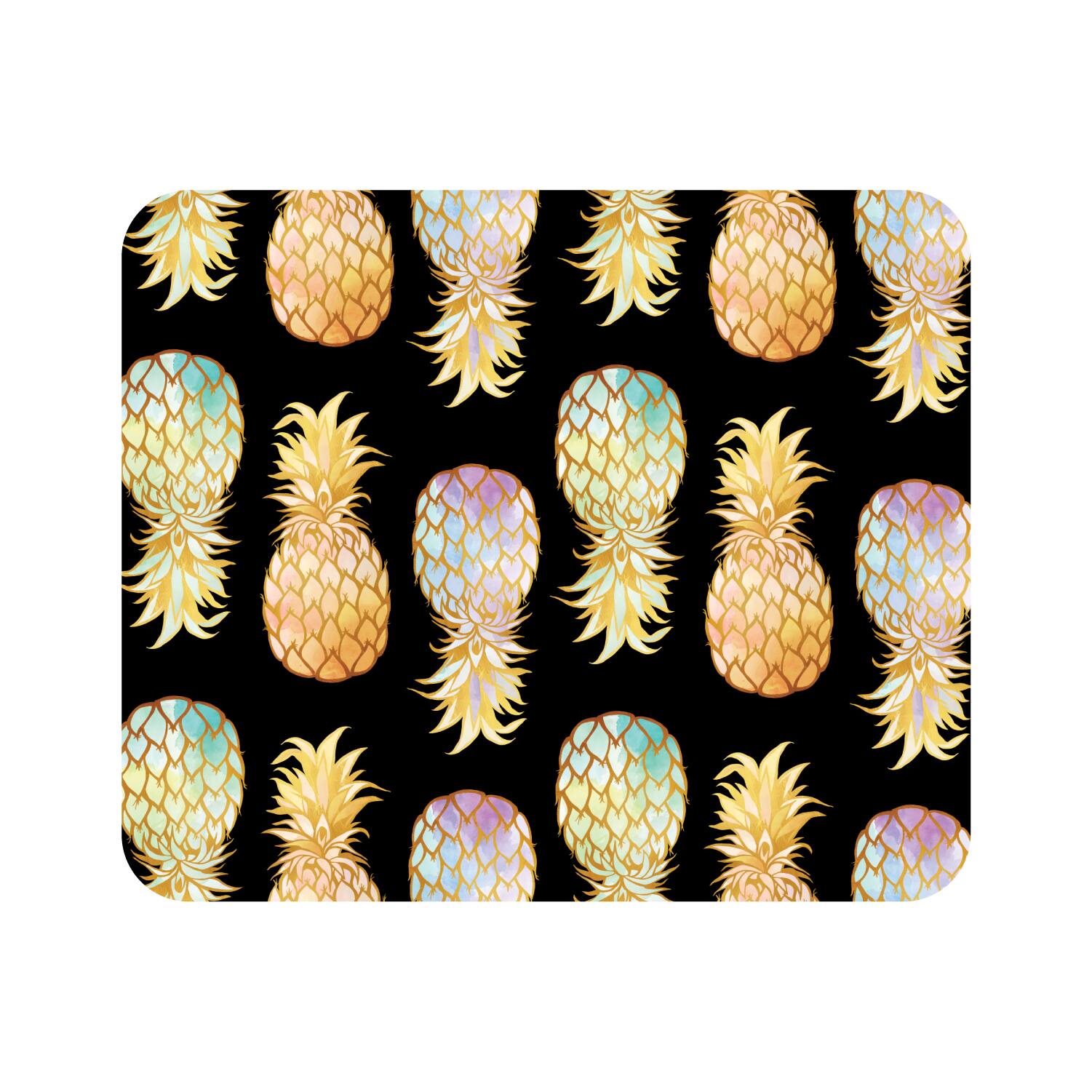 Angle. OTM Essentials - OTM Essentials Mouse Pad, Golden Pineapple - Mulit.