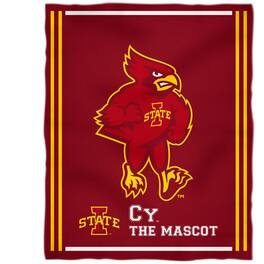 Vive La Fete - Iowa State Cyclones 36'' x 48'' Children's Mascot Plush Blanket - Multicolor