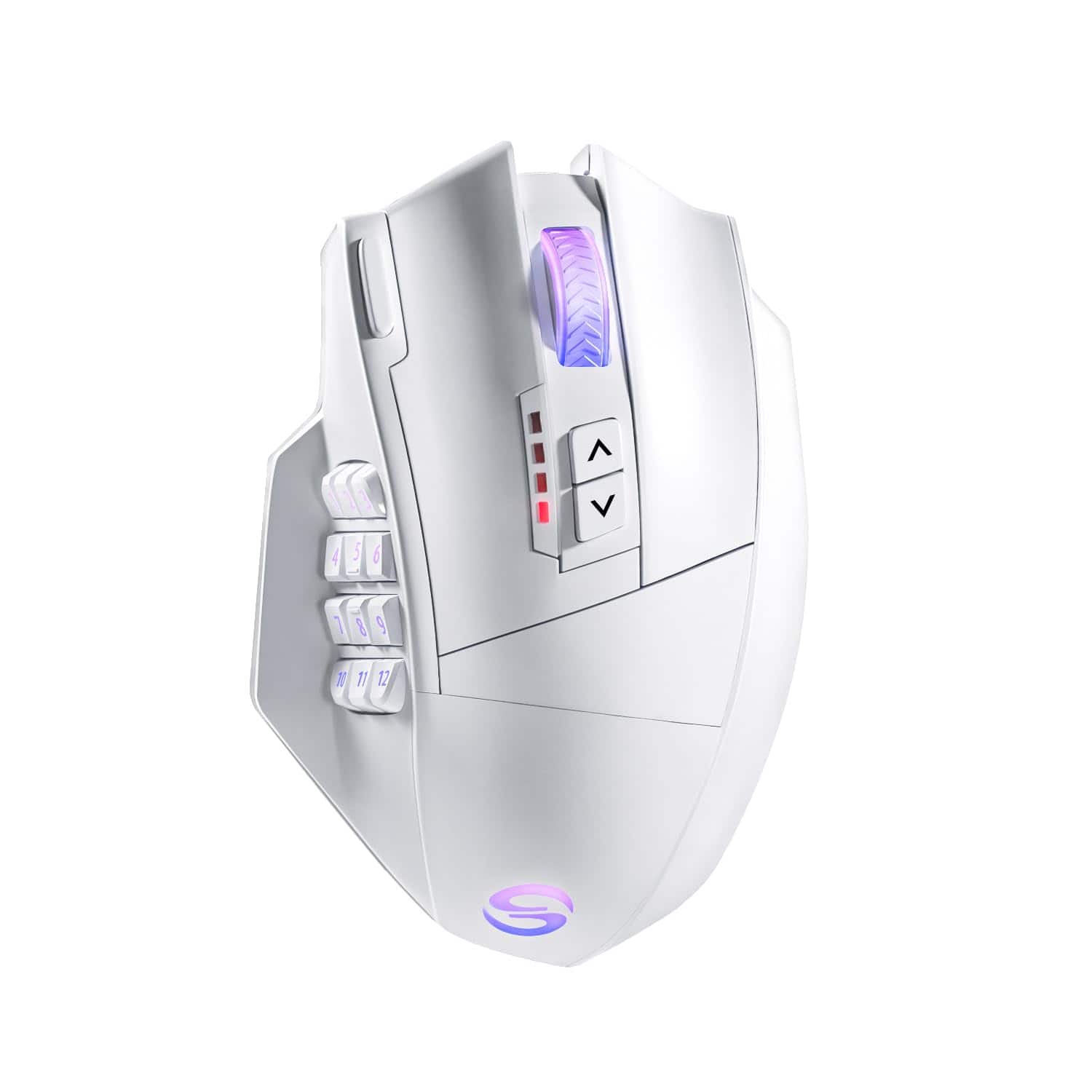 Cozy Serene - Wireless Mouse Venus Pro Rgb Mmo Gaming 000 Dpi Optical Sensor 2.4 Ghz Transmission - Wireless - White-Wireless Venus pro