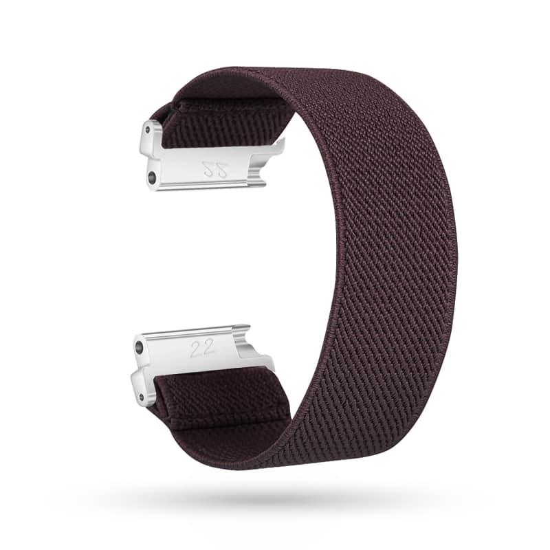 StrapsCo - Stretch Band Nylon Watch Strap For Fitbit Versa & Versa 2 - Brown price history on PriceWatchPro
