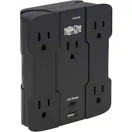 Eaton Tripp Lite Series Safe-IT 5-Outlet Surge Protector, USB-A/USB-C Ports, 5-15P Direct Plug-In, 1050 Joules - Unknown