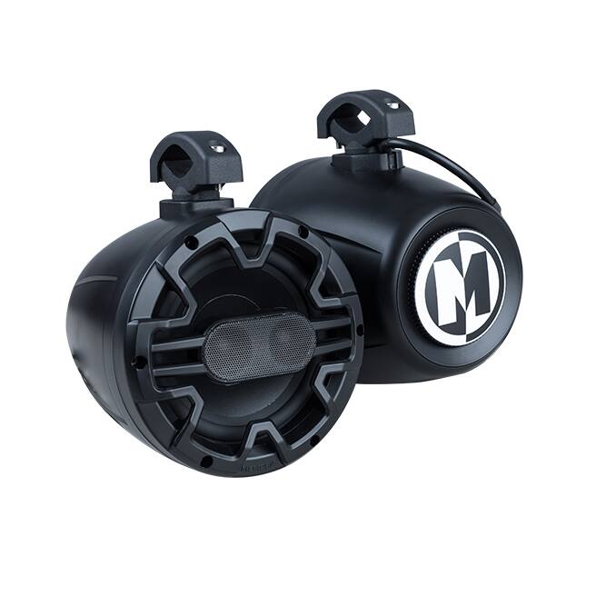 Alt View 10. Memphis Car Audio - Memphis Audio MX63PS - 6.5" Dual Tweeter High Output Utv Pod Speaker - Black/Gray.