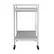 Alt View 19. Martha Stewart - Liam Mobile 2 Tier Printer Cart with Side Storage - Gray/Brushed Nickel Frame.