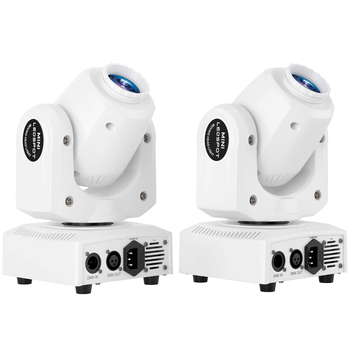 Topteng - 2 Packs 120W RGBW Moving Head Stage Light-8 Gobo Pattern,DMX512/Sound/Auto Control,540° Pan&270° Tilt,for Stage DJ Party