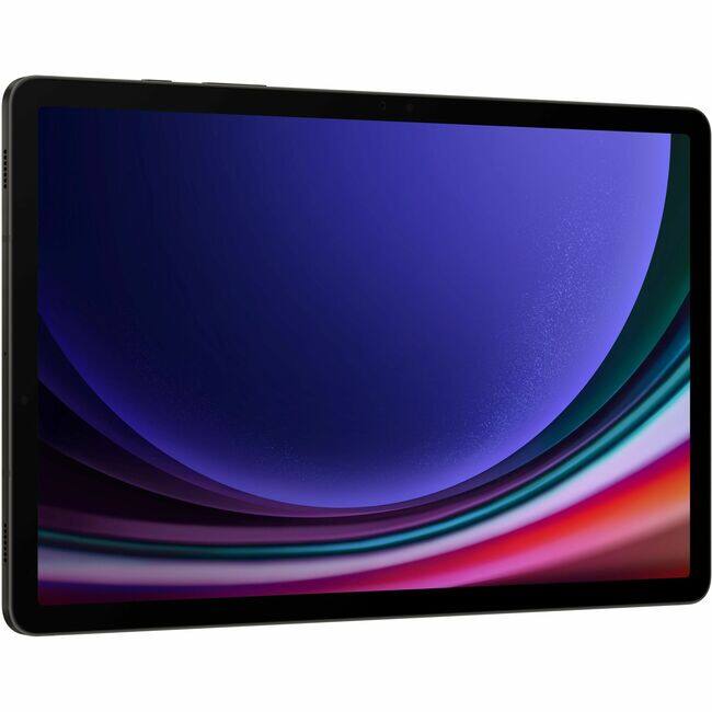 Front. Samsung - Samsung Galaxy Tab S9 SM-X710 Tablet - 11" WQXGA - Qualcomm Snapdragon 8 Gen 2 (SM8550) Octa-core - 8 GB - 128 GB - Black.