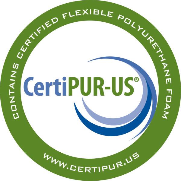 CERTIFIED FLEXIBLE POLYURETHANE FOAM  
CONTAINS CertiPUR-US  
WWW.CERTIPUR.US