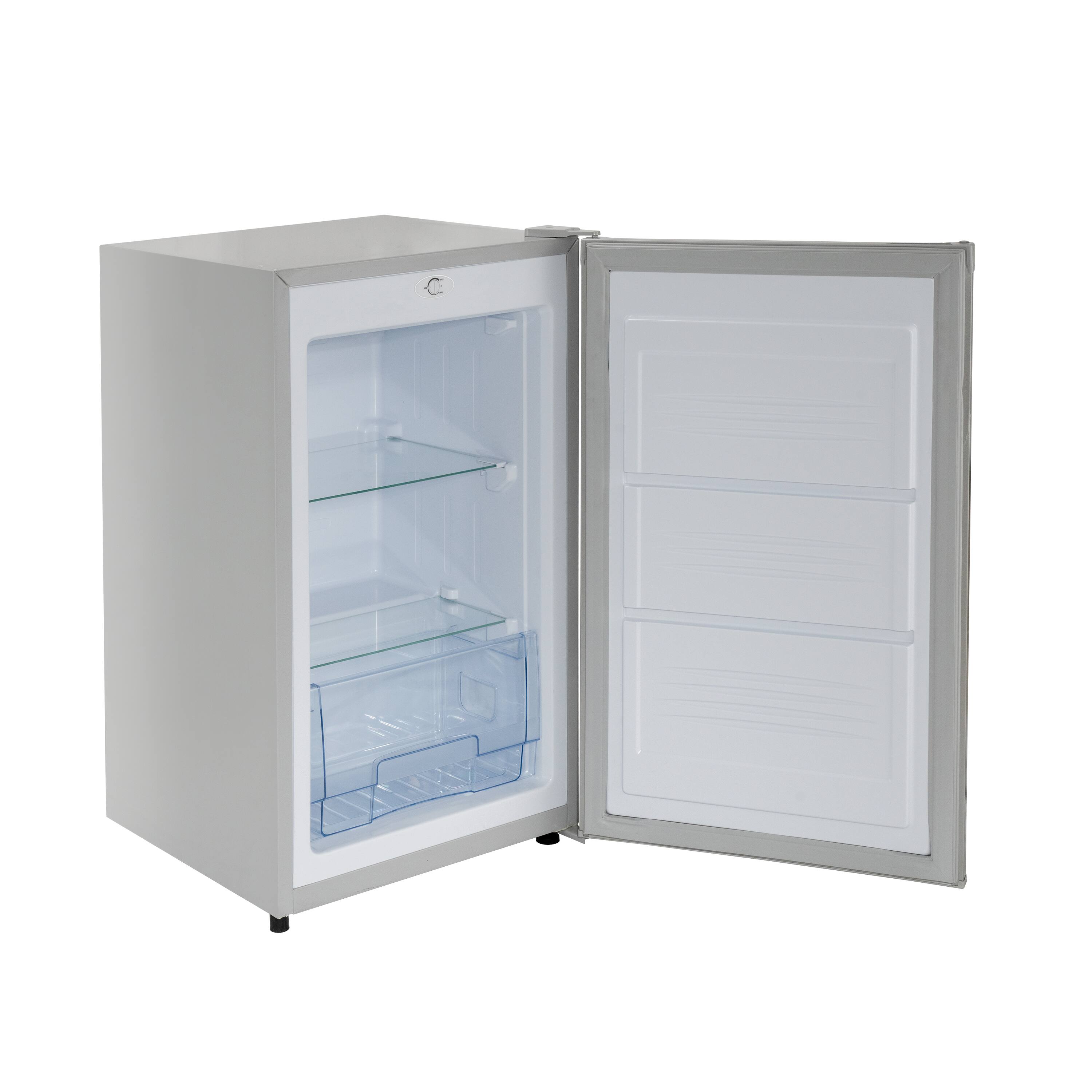 Back. Conserv - Conserv 3.1 cu. ft. Garage Ready Compact Upright Freezer REVERSIBLE DOOR Freestanding 110V Energy Star - Stainless.