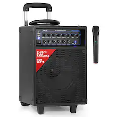 PYLE PA Speaker System PWMA230BT - Plug 'N Play Karaoke 400 Watt