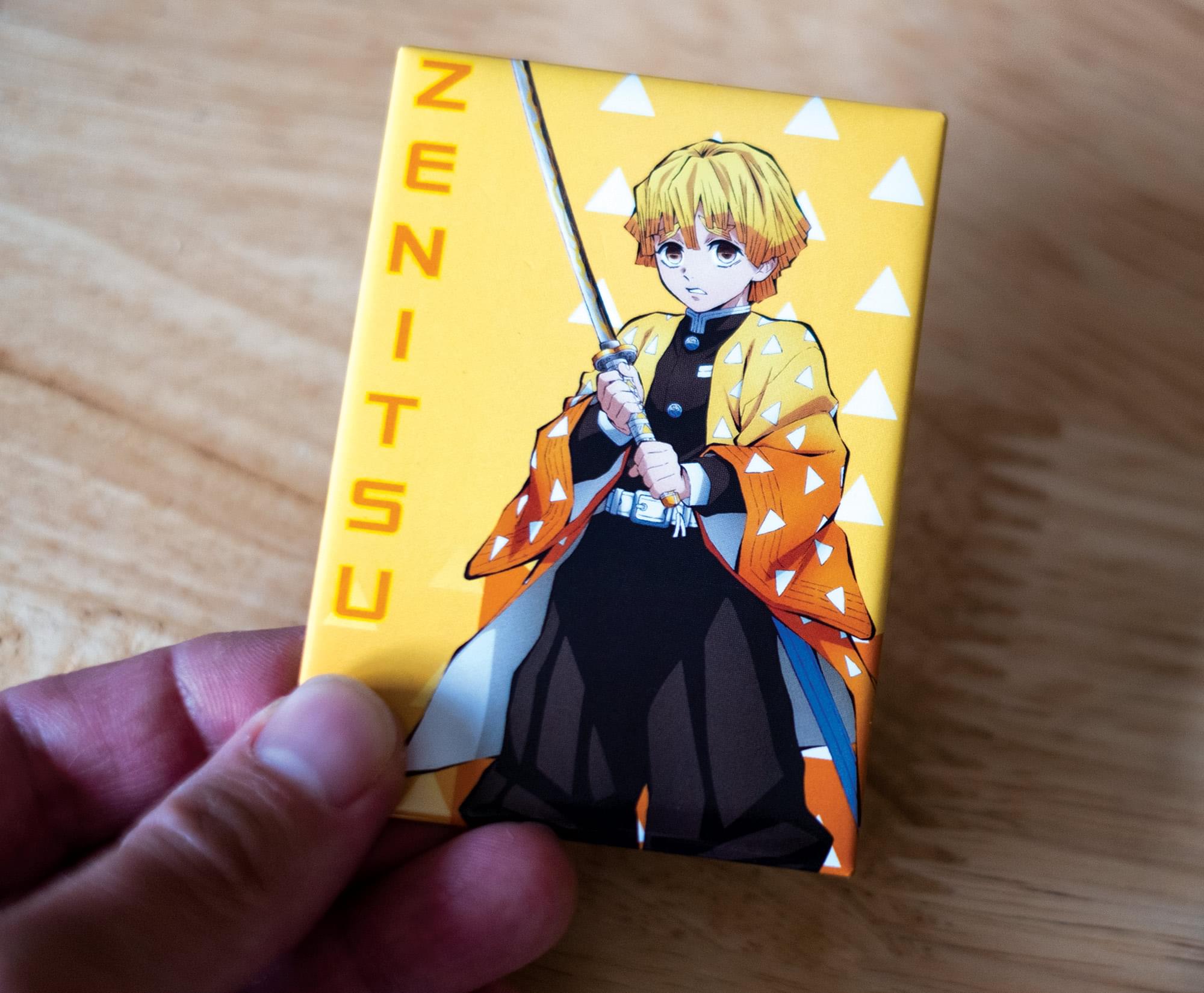 Alt View 3. Surreal Entertainment - Demon Slayer Zenitsu Agatsuma Magnet - Yellow.
