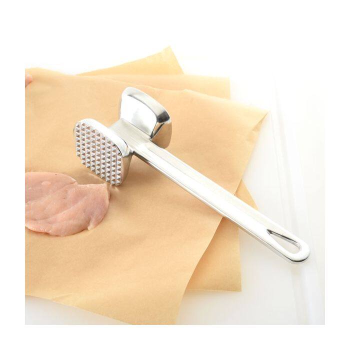 Alt View 1. Norpro - 10-Inch Aluminum Meat Tenderizer Hammer, Silver - Silver.