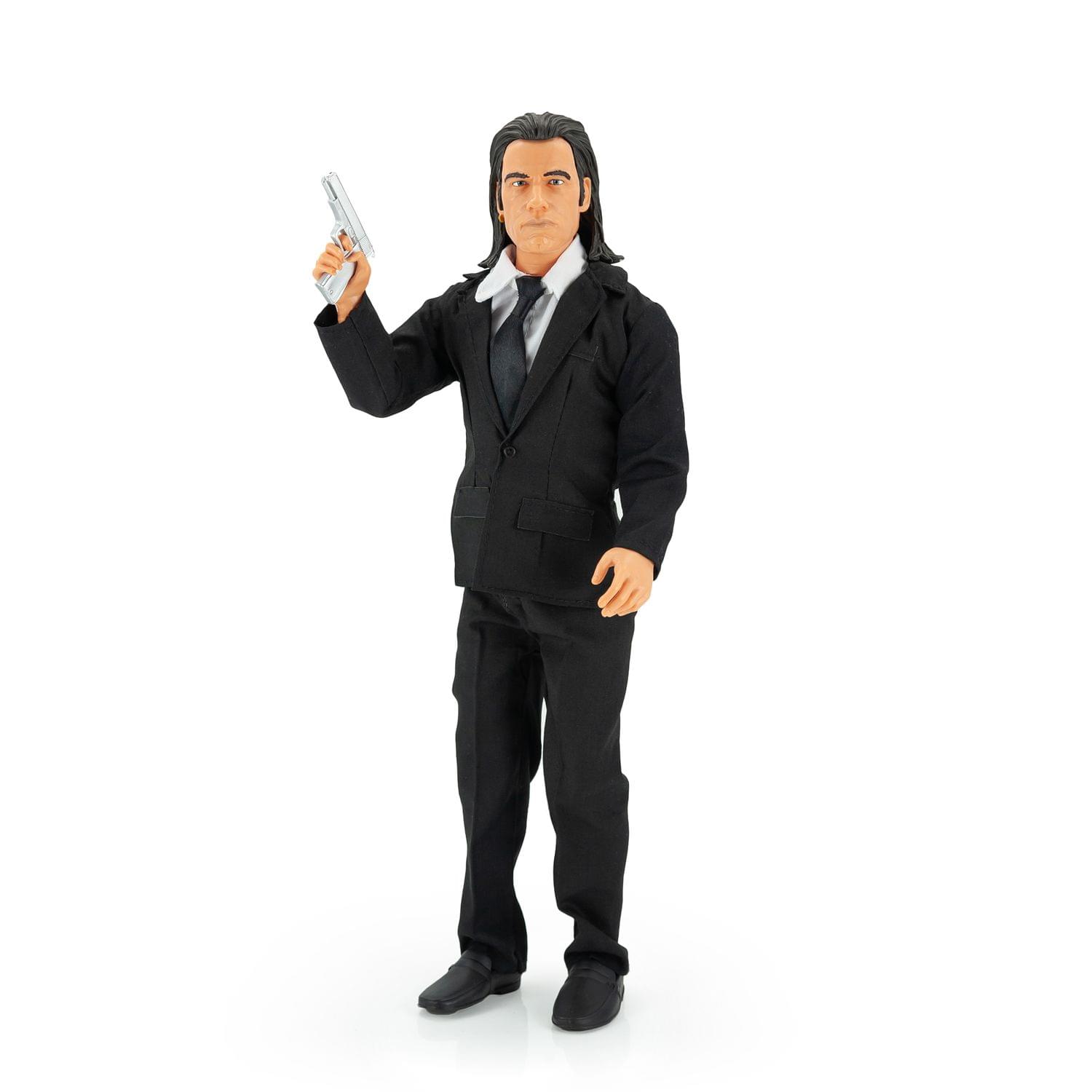 Front. Beeline Creative - Pulp Fiction Vincent Vega Talking Figure | Pulp Fiction Action Figure | 13" Tall - Black.