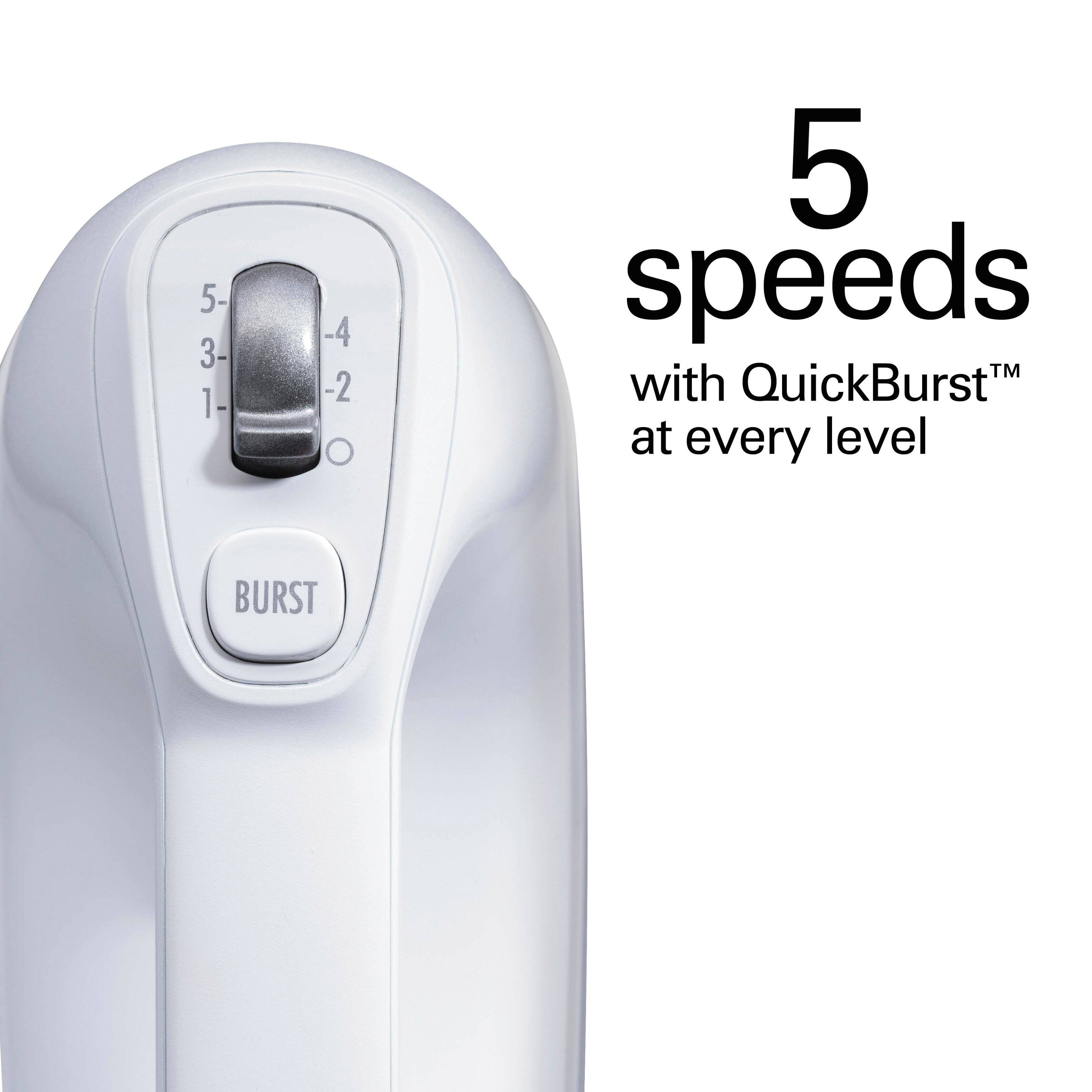 5 speeds™ with QuickBurst™ at every level