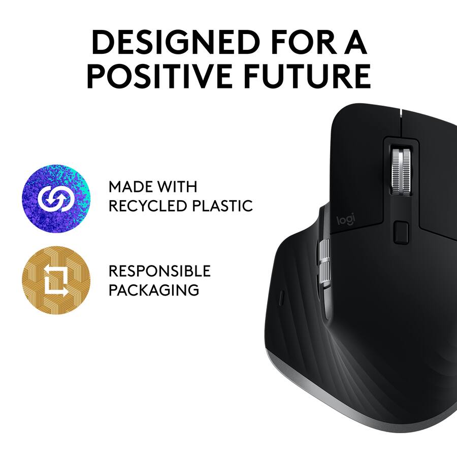 Logitech MX Master 3S for Mac Bluetooth Laser Mouse with Logitech MX Master 3S for Mac Bluetooth Laser Mouse with