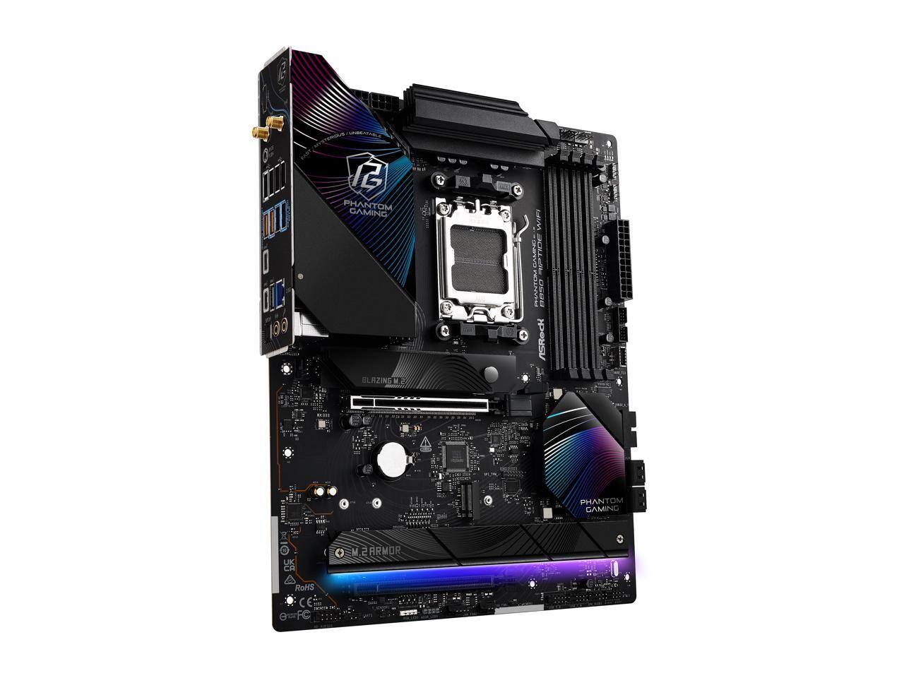 ASRock B850 RIPTIDE WIFI AM5 AMD B850 ATX Motherboard - Best Buy