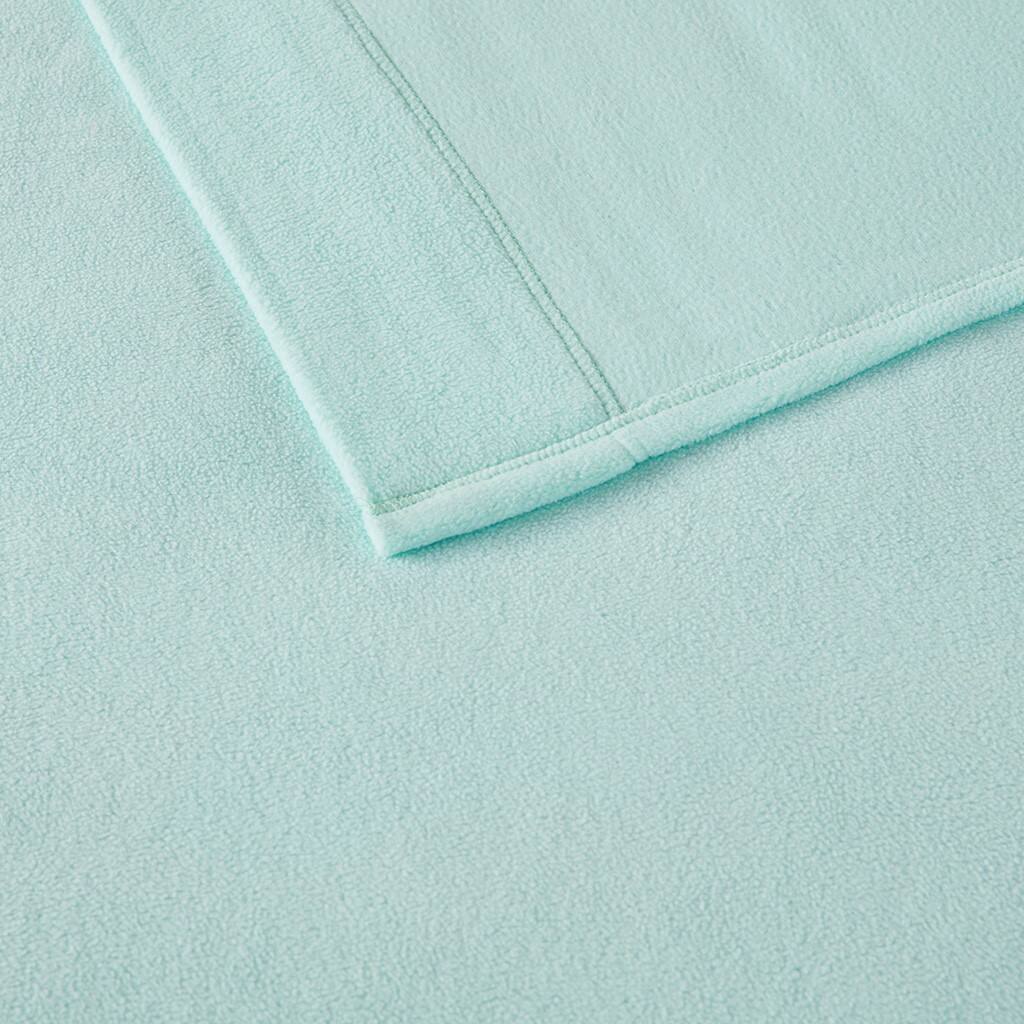 Alt View 5. Gracie Mills - Gracie Mills Lenora Microfleece Cozy Sheet Set - Aqua.