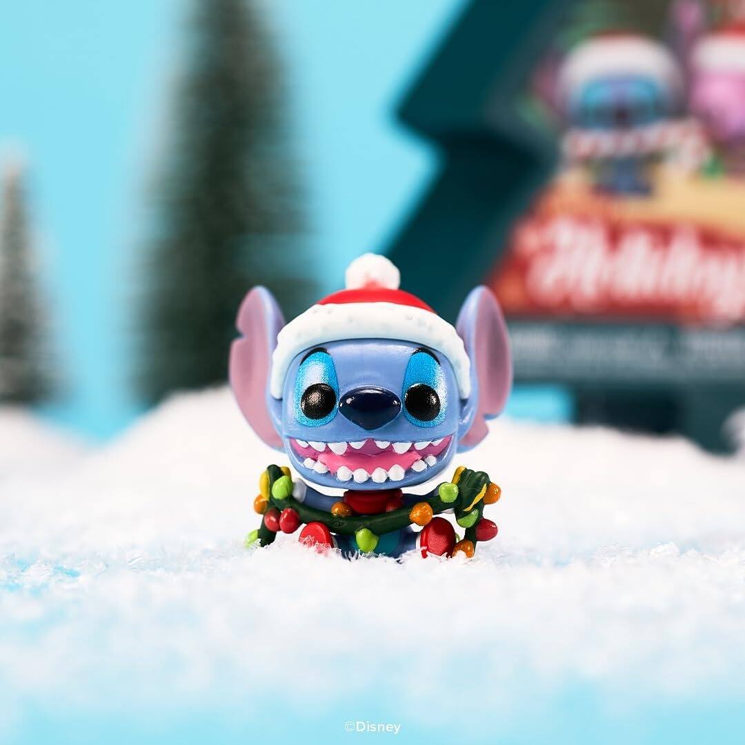 Alt View 2. Funko - Funko Pocket POP!: Stitch Holiday - 4-Pack, Tree box   - COLLECTIBLES - Multicolor.