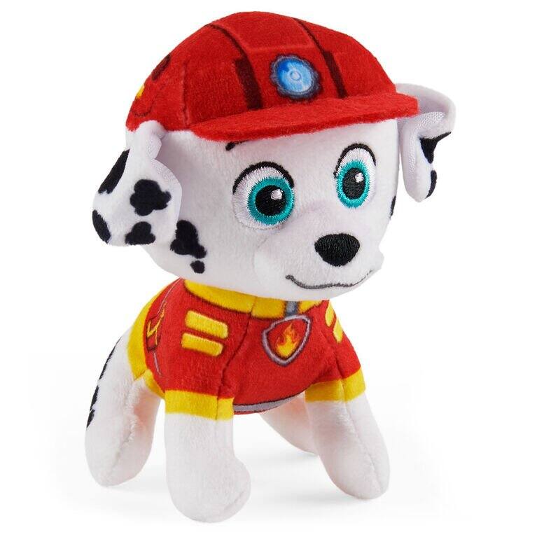 Angle. Paw Patrol - Paw Patrol Marshall 5-Inch EMT Mini Plush Pup Soft Stuffed Animal Toy for Kids Ages 3+ - Multicolour.
