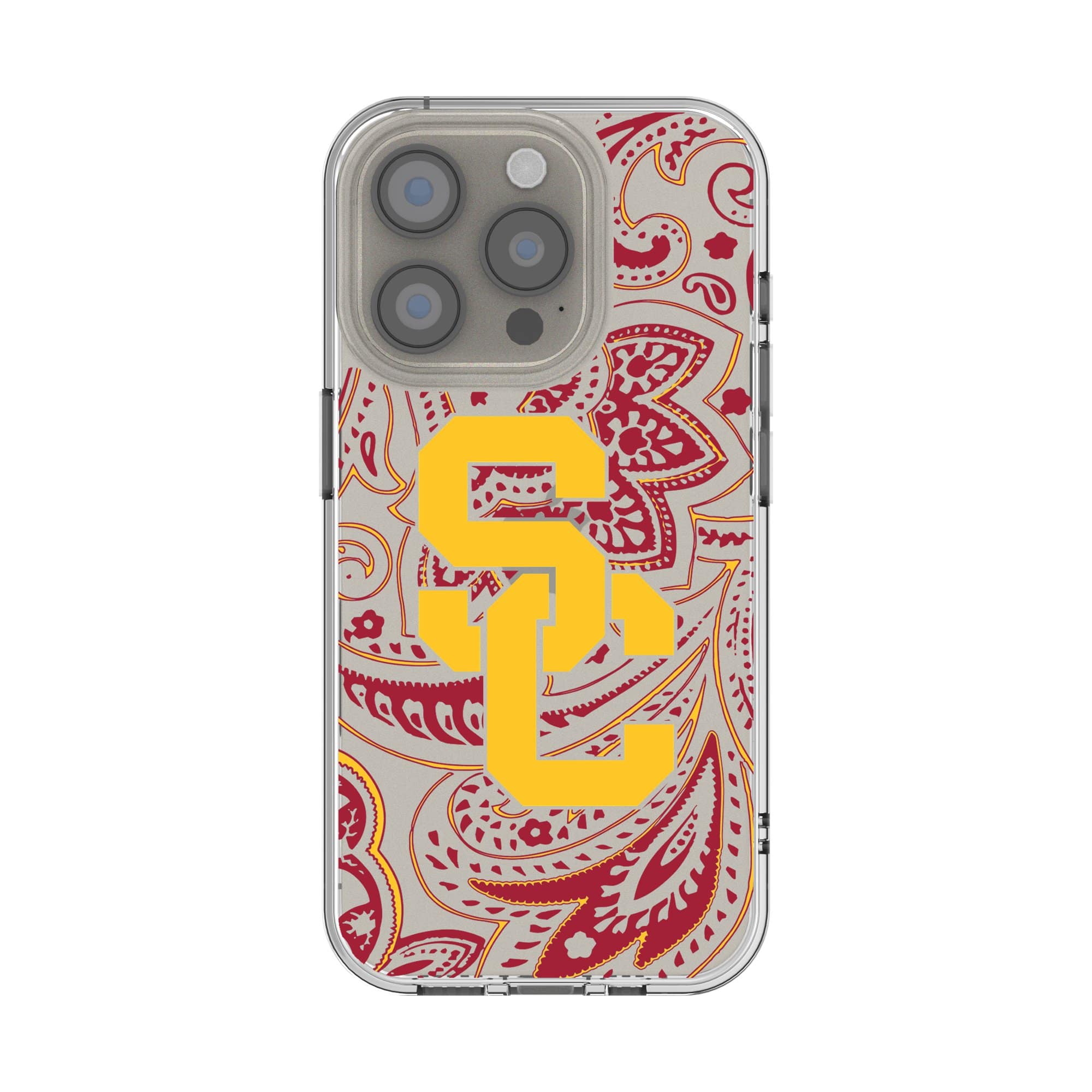 Keyscaper - NCAA - USC Trojans Paisley iPhone Clear Case - 16 - Multicolor price history on PriceWatchPro