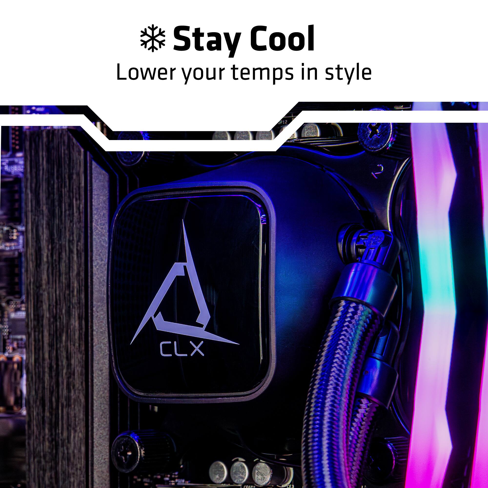 Stay Cool  
Lower your temps in style  

A CLX FES