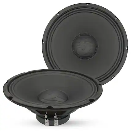 Front. 5 CORE - 5 Core 12 Inch Car Audio Speaker 200W 4 Ohm Loud Clear Sound Replacement Component Driver - Black.