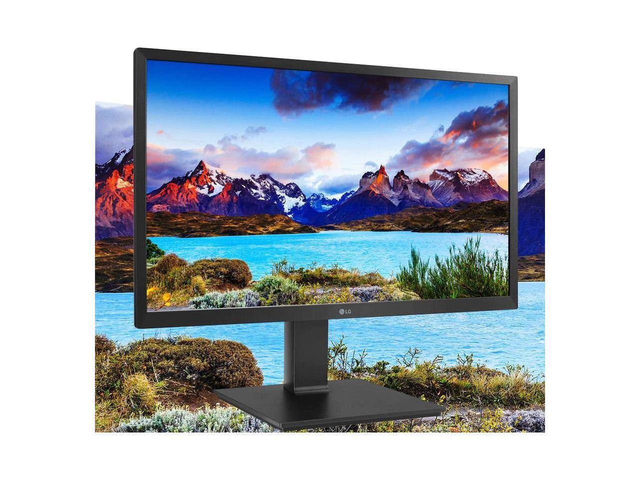 Alt View 6. LG - LG 24" IPS FHD Monitor with Adjustable Stand & Wall Mountable 24BP450Y-I - Black.