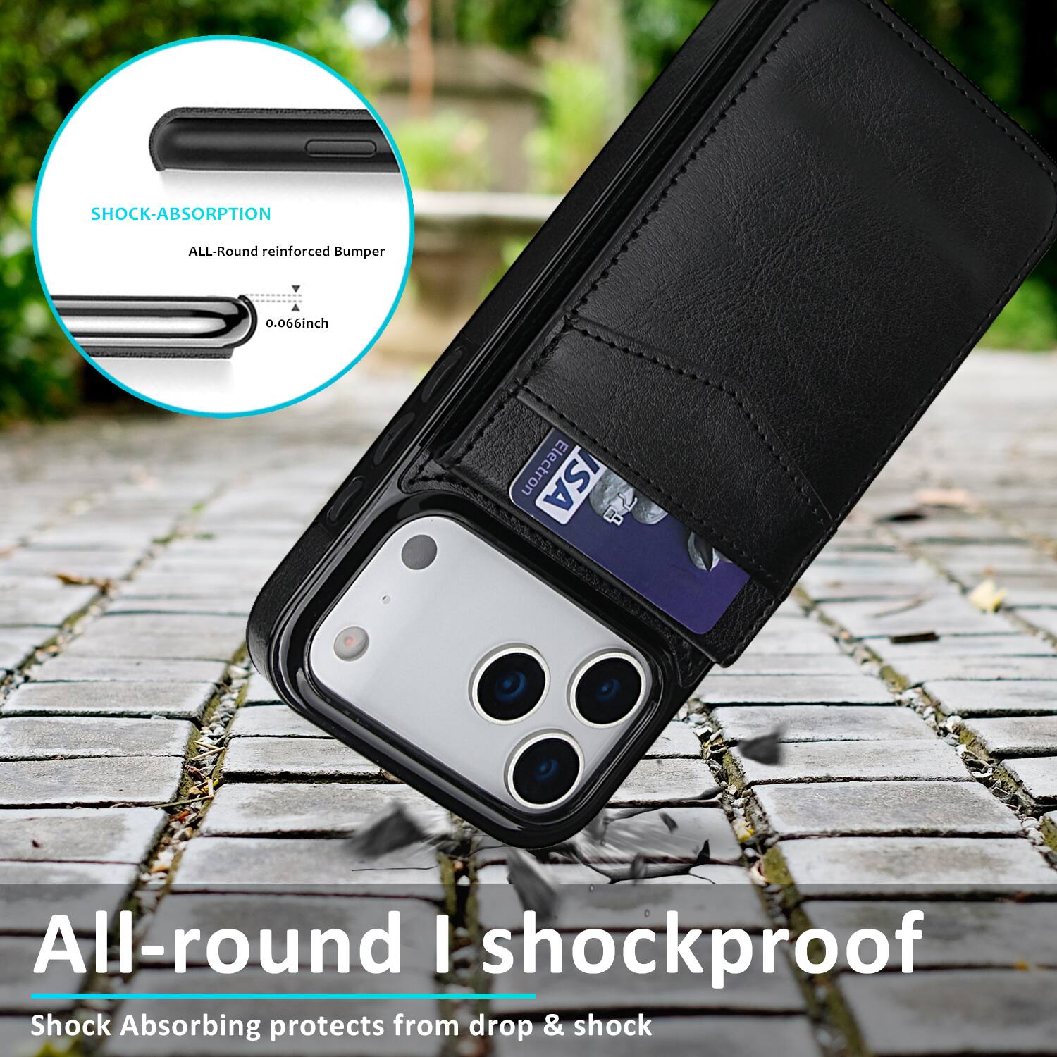 SHOCK-ABSORPTION  
ALL-Round reinforced Bumper  
0.066inch  
Electron ISA  
All-round I shockproof  
Shock Absorbing protects from drop & shock
