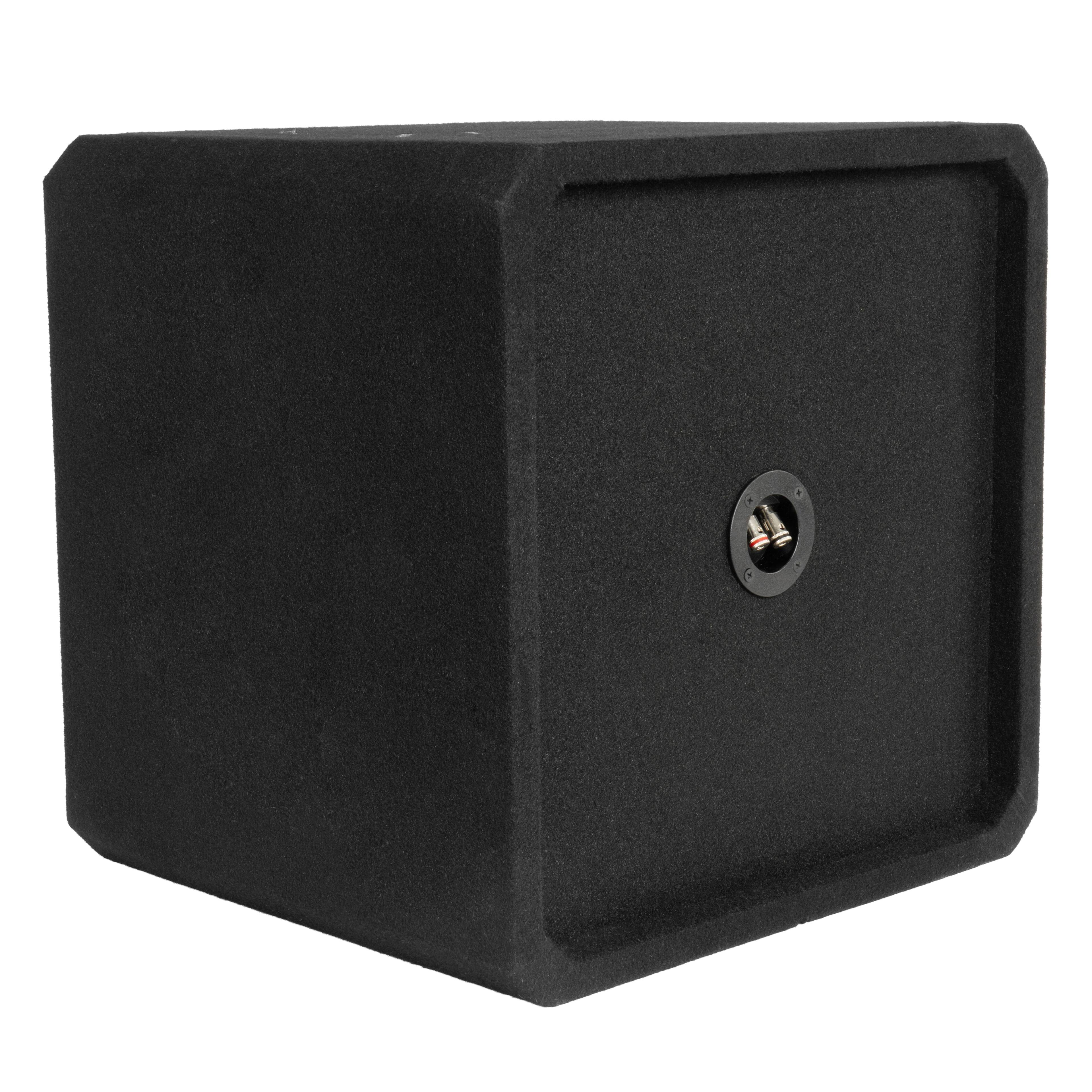 Alt View 1. NVX - NE151S Single 15" Sealed 3/4" MDF Subwoofer Enclosure.