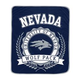 Pegasus - Nevada Wolf Pack 50" x 60" University Crest Ultra Soft Blanket - Multicolor