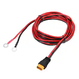 Unique Bargains - XT60 to O Ring Terminal Cable, 12AWG XT60 Male 300V to O Ring for Lithium Battery/Solar/Drone - Red and Black