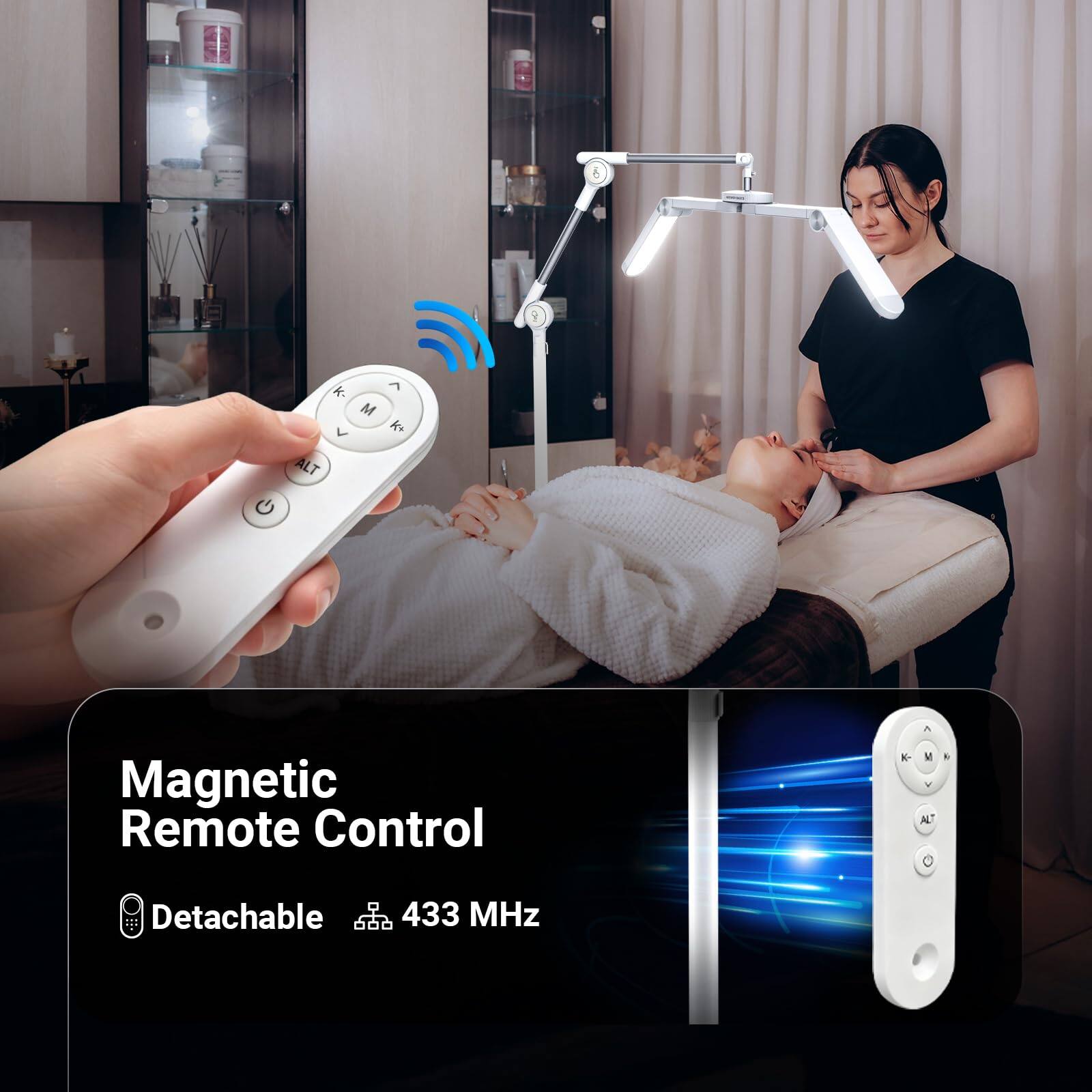 Magnetic Remote Control  
Detachable  
433 MHz