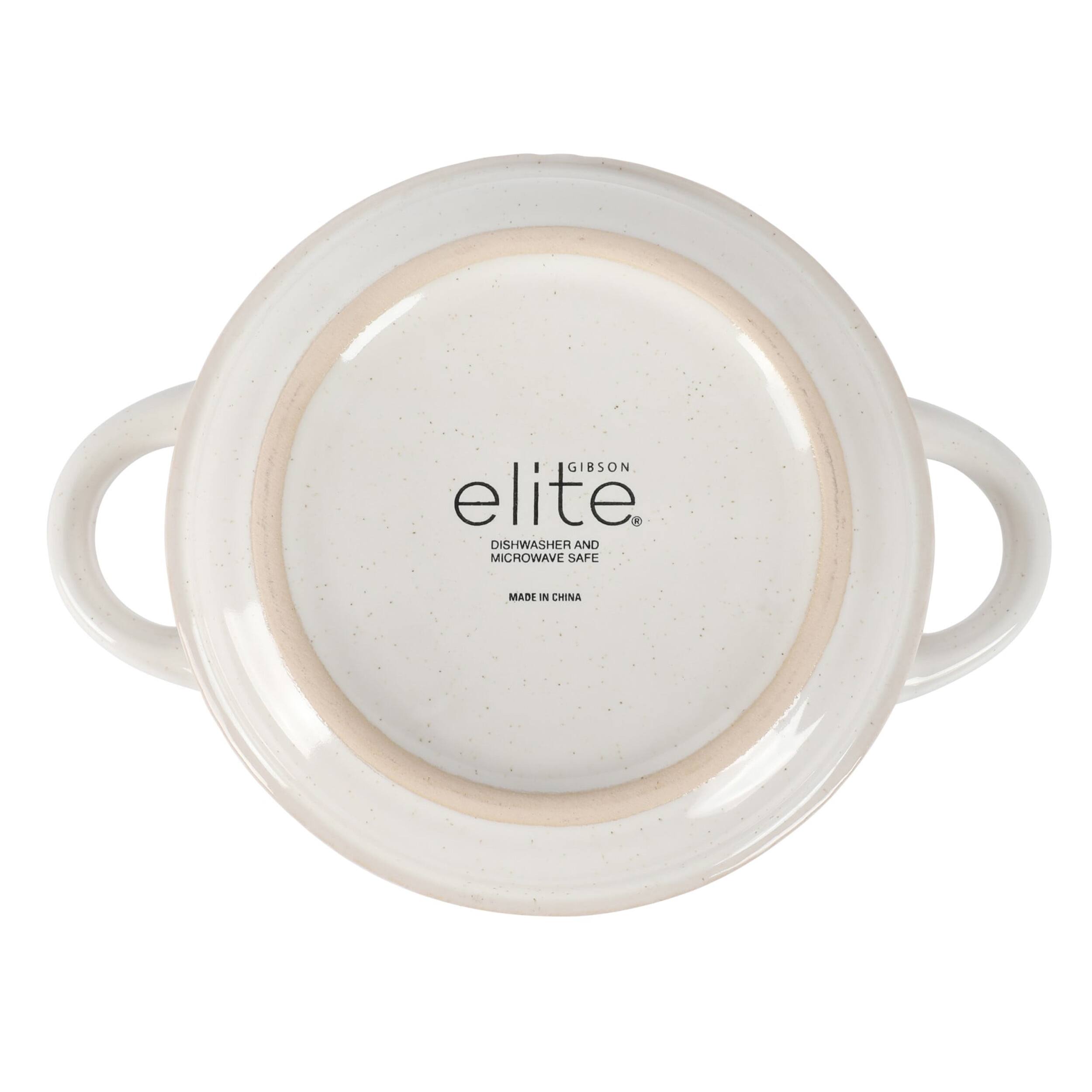 GIBSON elite. DISHWASHER AND MICROWAVE SAFE MADE IN CHINA