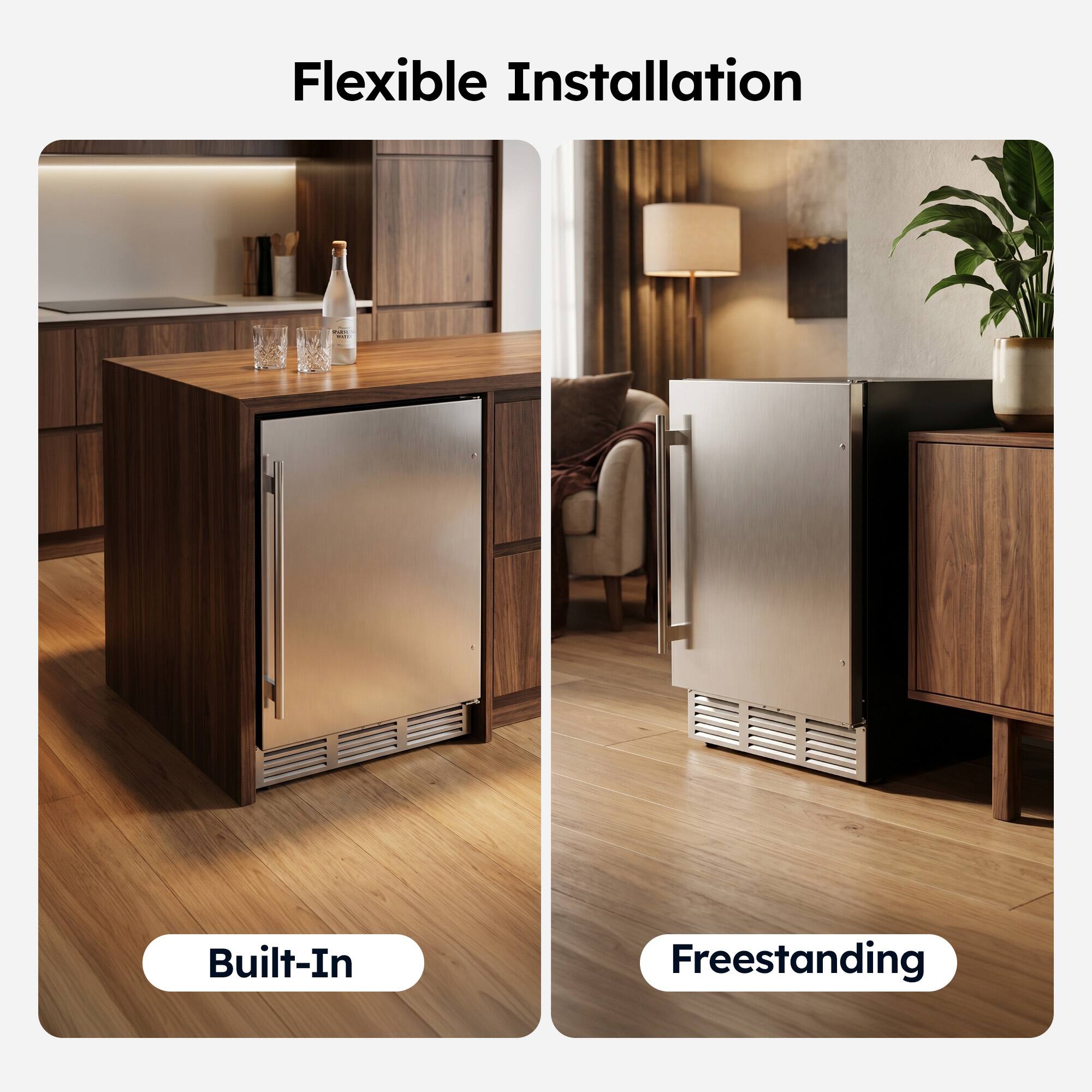 Flexible Installation

Built-In Freestanding