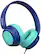 Angle. Tronsmart - KH01C Wired Headphones for School Travel, Safe Volume Limited, Foldable Lightweight Over-Ear Headphones for PC/Tablet - Blue/Green.