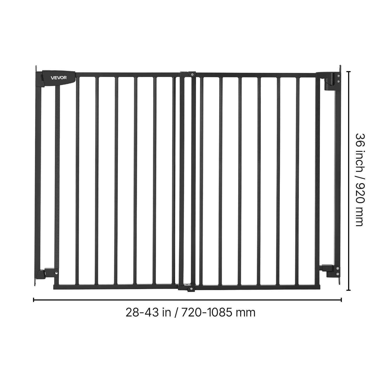 VEVOR 36 inch / 920 mm  
28-43 in / 720-1085 mm