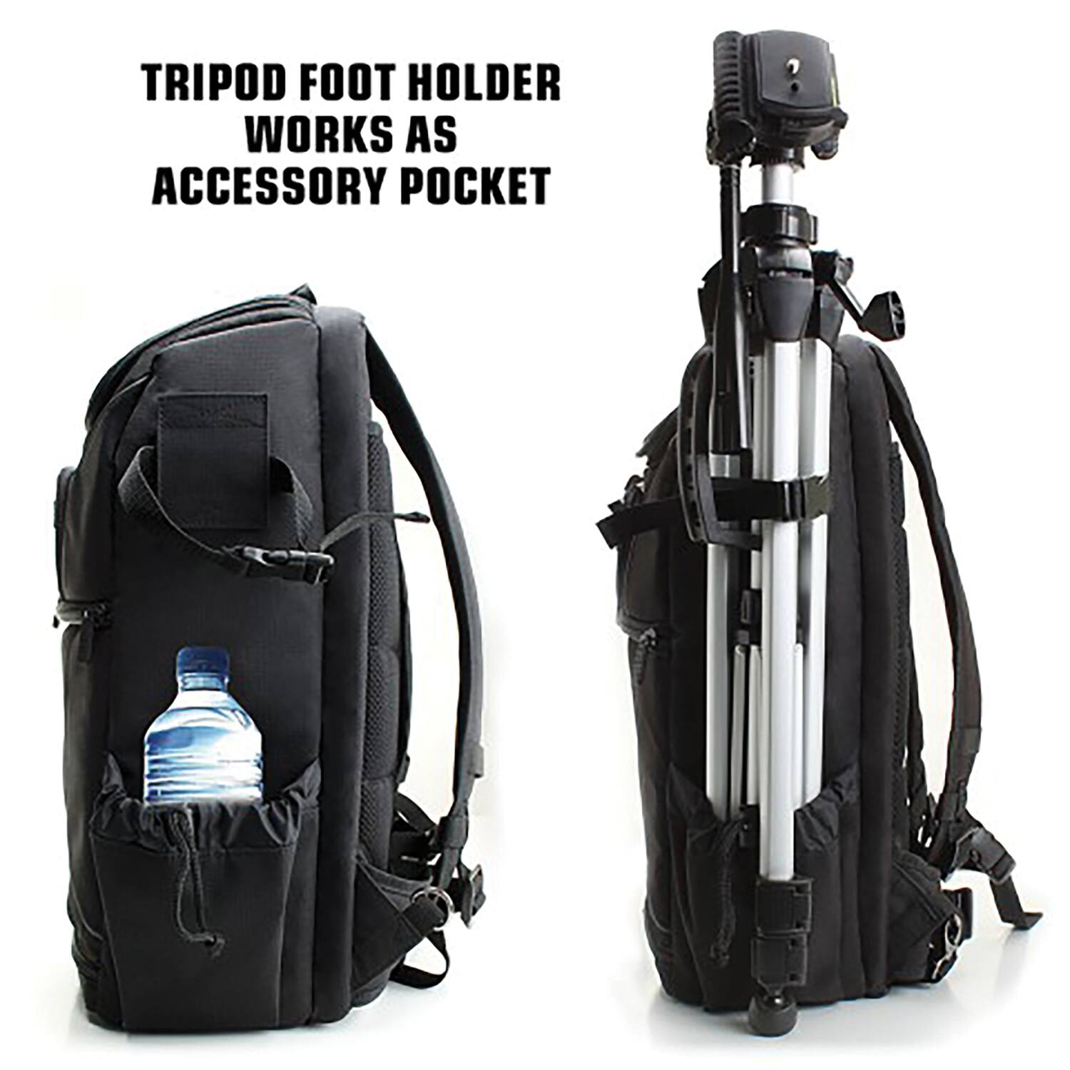 TRIPOD FOOT HOLDER WORKS AS ACCESSORY POCKET